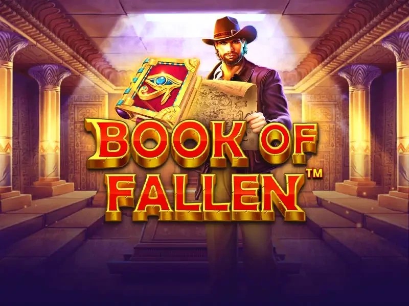 Book of the Fallen online game logo by Pragmatic Play on instantcasino-uk.com