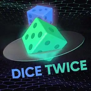 Dice Twice game by Turbo Games – logo hosted on Instant Casino